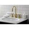 Kingston Brass KS2987BEX Essex Widespread Bathroom Faucet W/Brass Pop-Up, Brass KS2987BEX - alternate 4